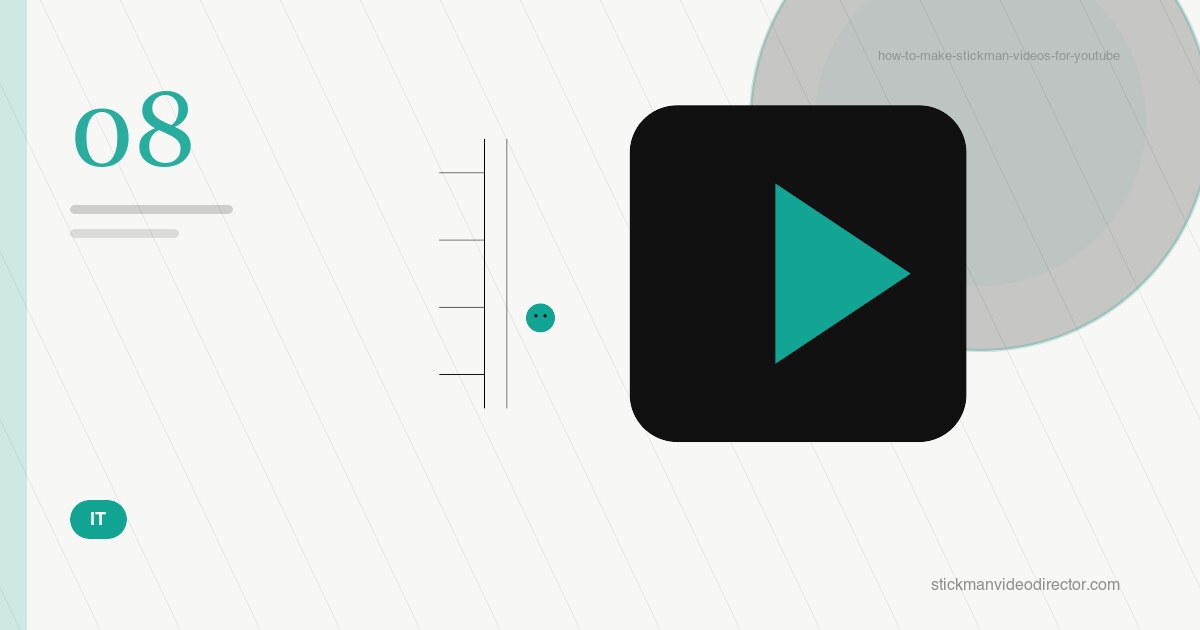 Come creare video stickman per YouTube: script, inquadrature e upload
