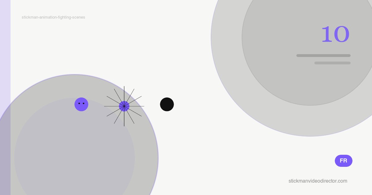 Scènes de combat en animation stickman : une chorégraphie qui se lit