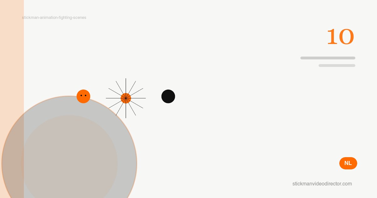 Stickman-animatiegevechten: choreografie die leesbaar is