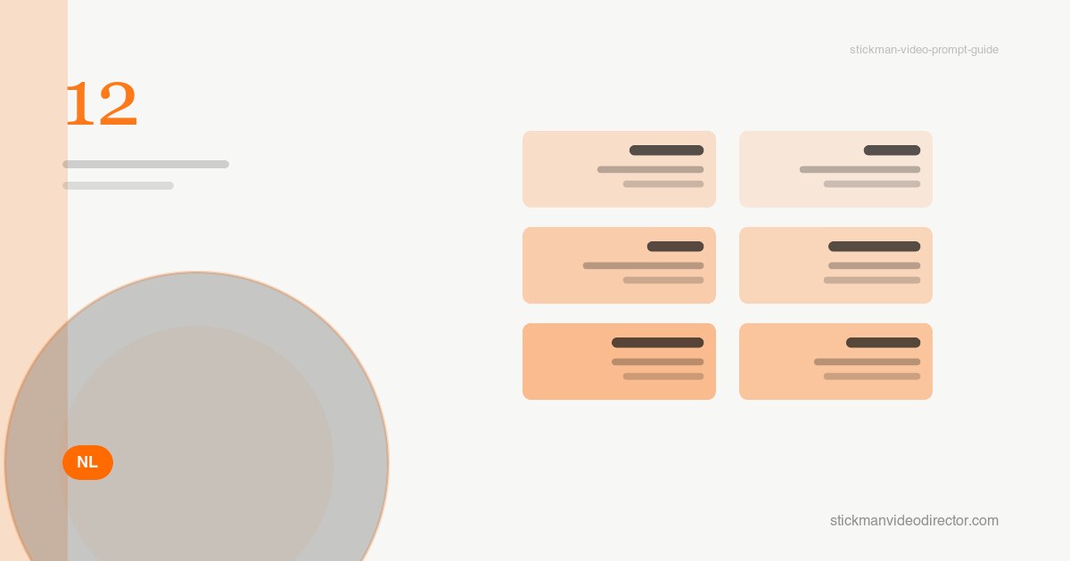 Prompt voor een stickman-animatievideogenerator: de formule in zes delen